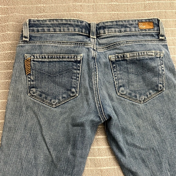Paige Denim Crop Jeans Size 26 Womens lighter wash classic vintage boho style - Picture 5 of 7